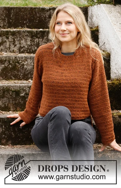 217-28 Rustic Rust by DROPS Design